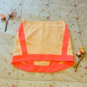 JOA Los Angeles Trendy Hi/Lo Mini Skirt